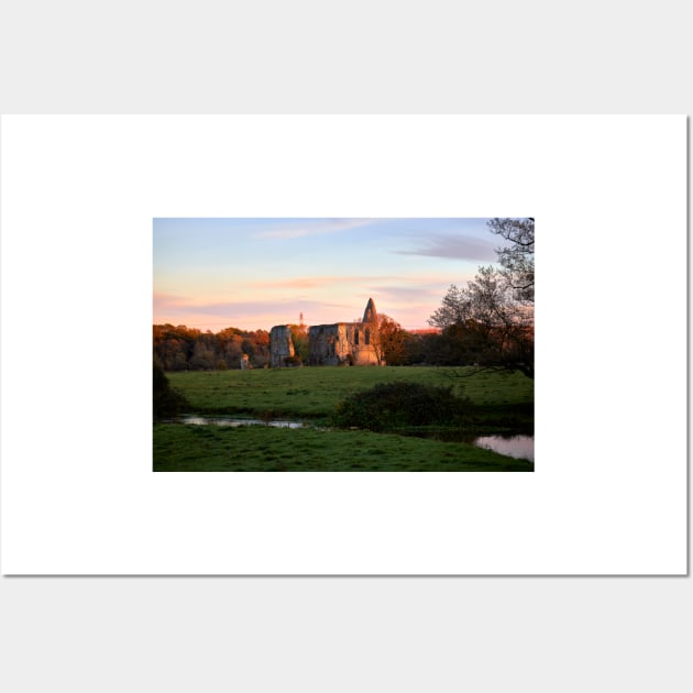 Newark Priory, Ripley, Surrey at Sunset Wall Art by GrahamPrentice